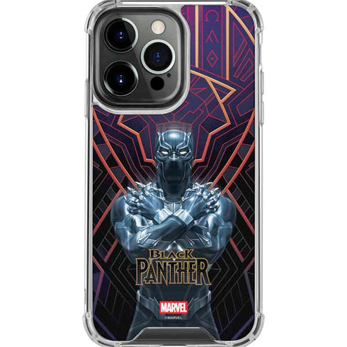 Marvel Black Panther Wakanda Salute iPhone 16 Pro Max Clear Case
